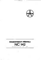 Tesla nc 142 - Navod k udrzbe 